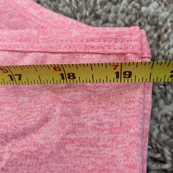 Unbranded Heather Pink Tank Scoop Neck Racer Back Mesh Detail Women's XL NWOT - Picture 10 of 10